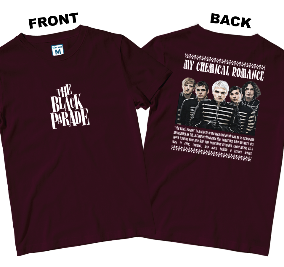 Cotton Shirt: MCR The Black Parade (Front and Back)