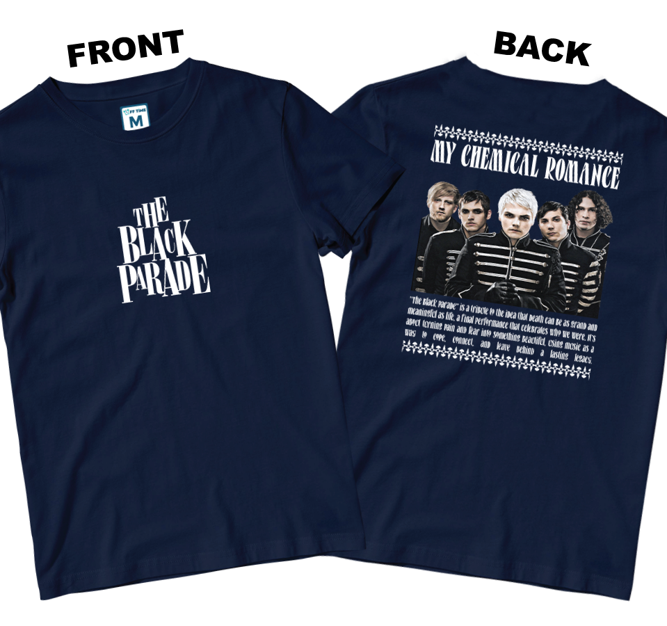 Cotton Shirt: MCR The Black Parade (Front and Back)