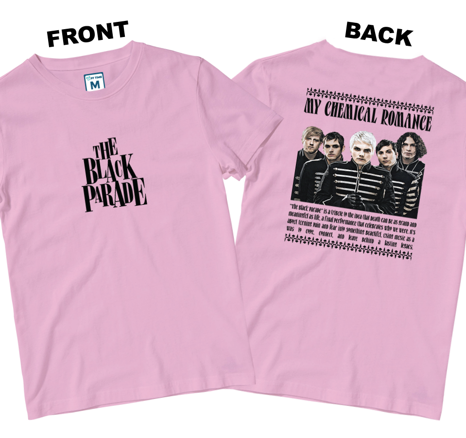 Cotton Shirt: MCR The Black Parade (Front and Back)