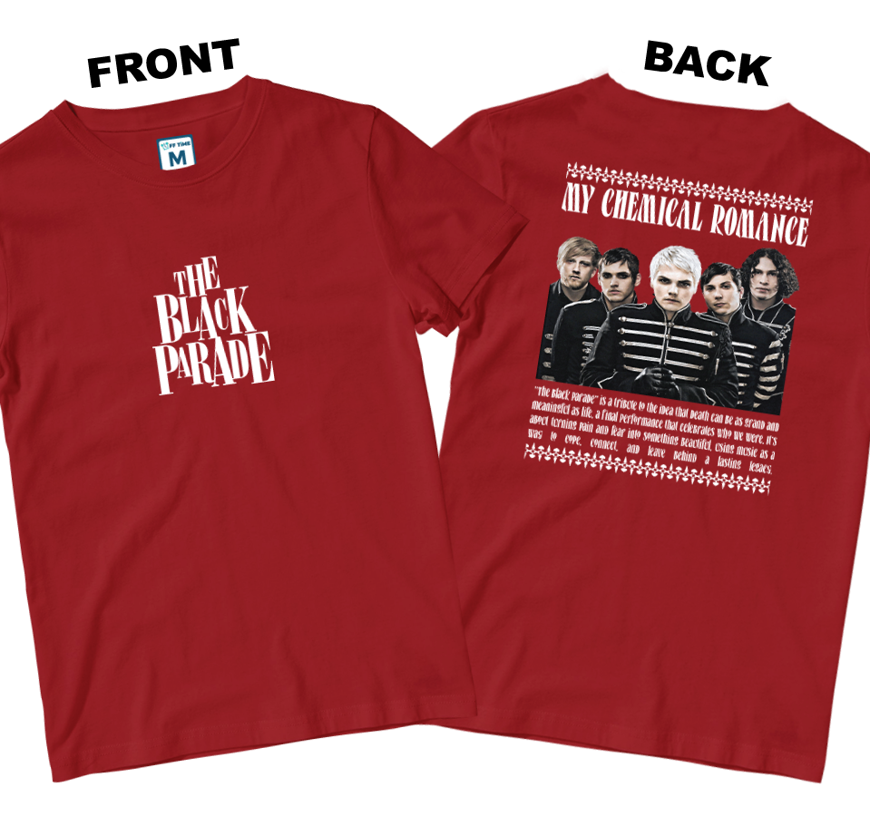 Cotton Shirt: MCR The Black Parade (Front and Back)