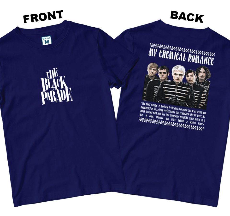 Cotton Shirt: MCR The Black Parade (Front and Back)