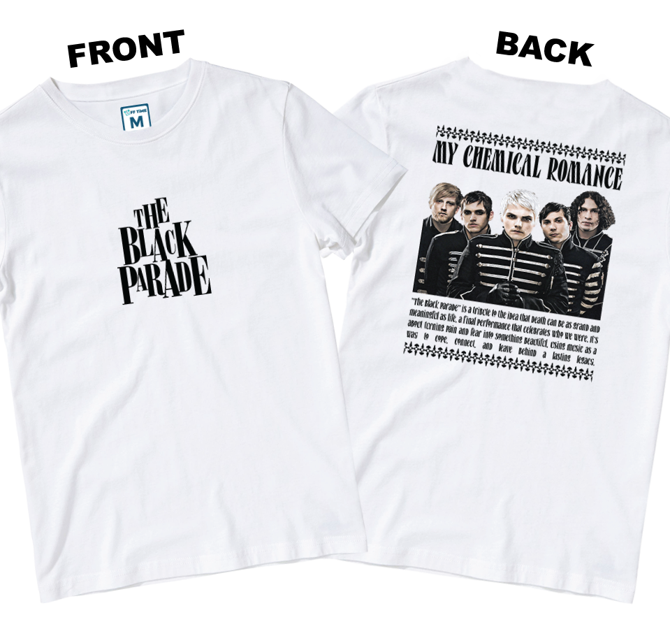 Cotton Shirt: MCR The Black Parade (Front and Back)