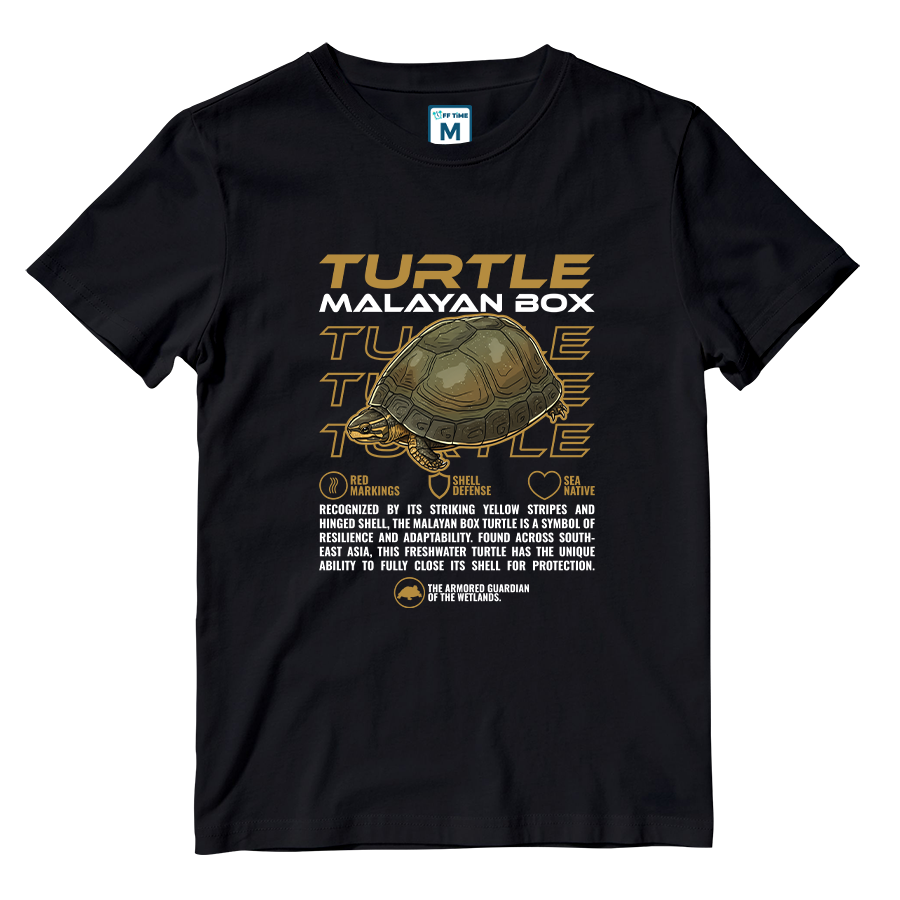 Cotton Shirt: Malayan Box Turtle