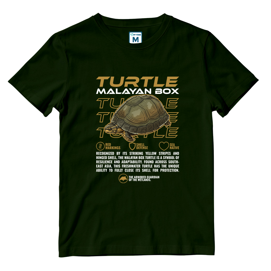 Cotton Shirt: Malayan Box Turtle