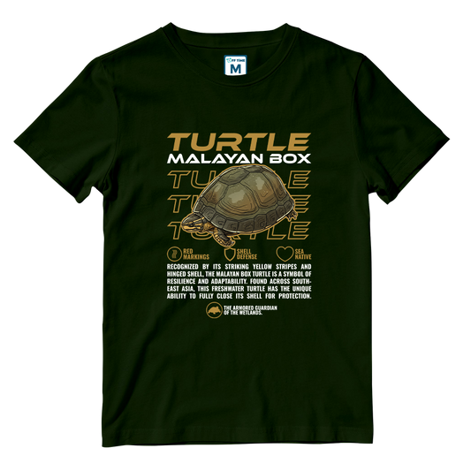 Cotton Shirt: Malayan Box Turtle