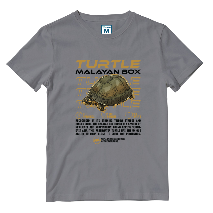 Cotton Shirt: Malayan Box Turtle