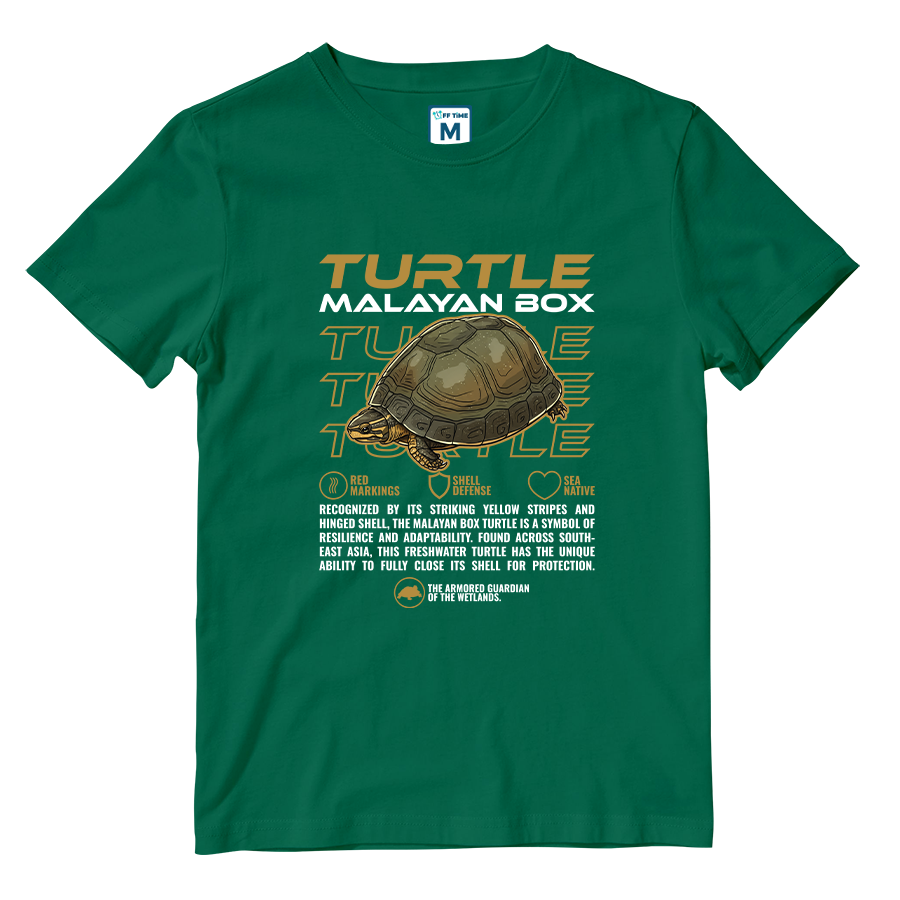 Cotton Shirt: Malayan Box Turtle