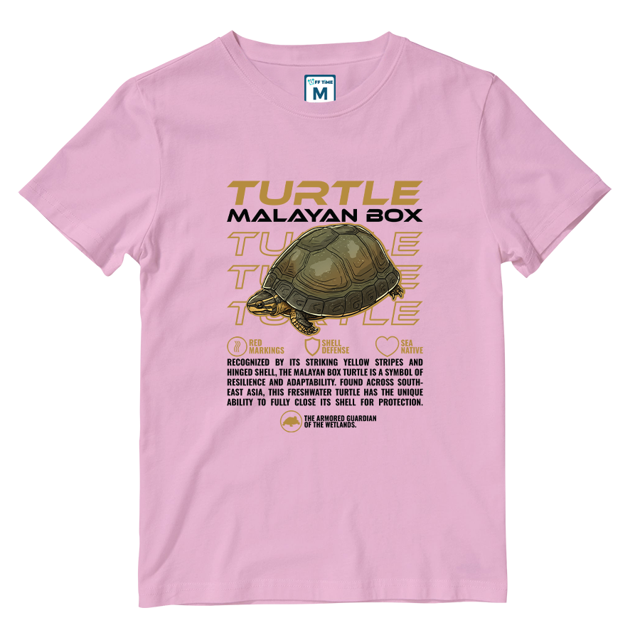 Cotton Shirt: Malayan Box Turtle