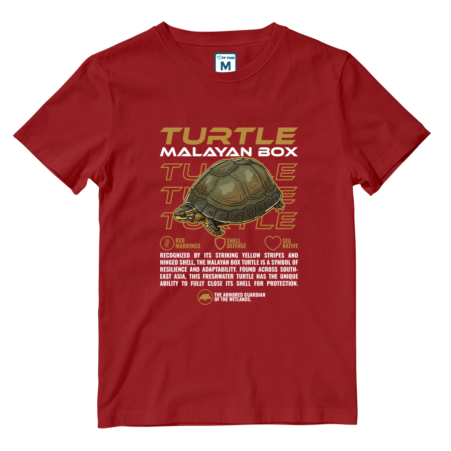 Cotton Shirt: Malayan Box Turtle