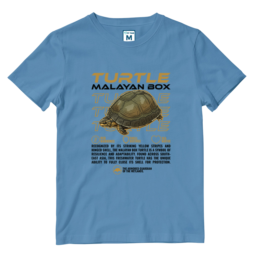 Cotton Shirt: Malayan Box Turtle
