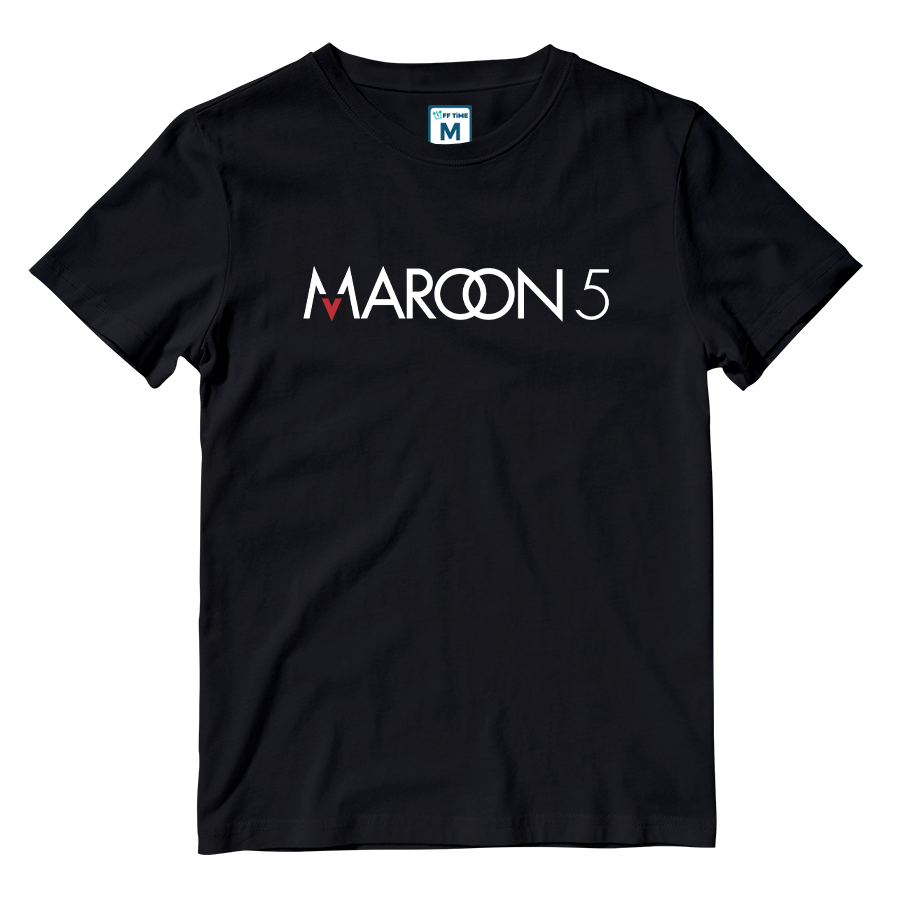 Cotton Shirt: Maroon 5 Logo