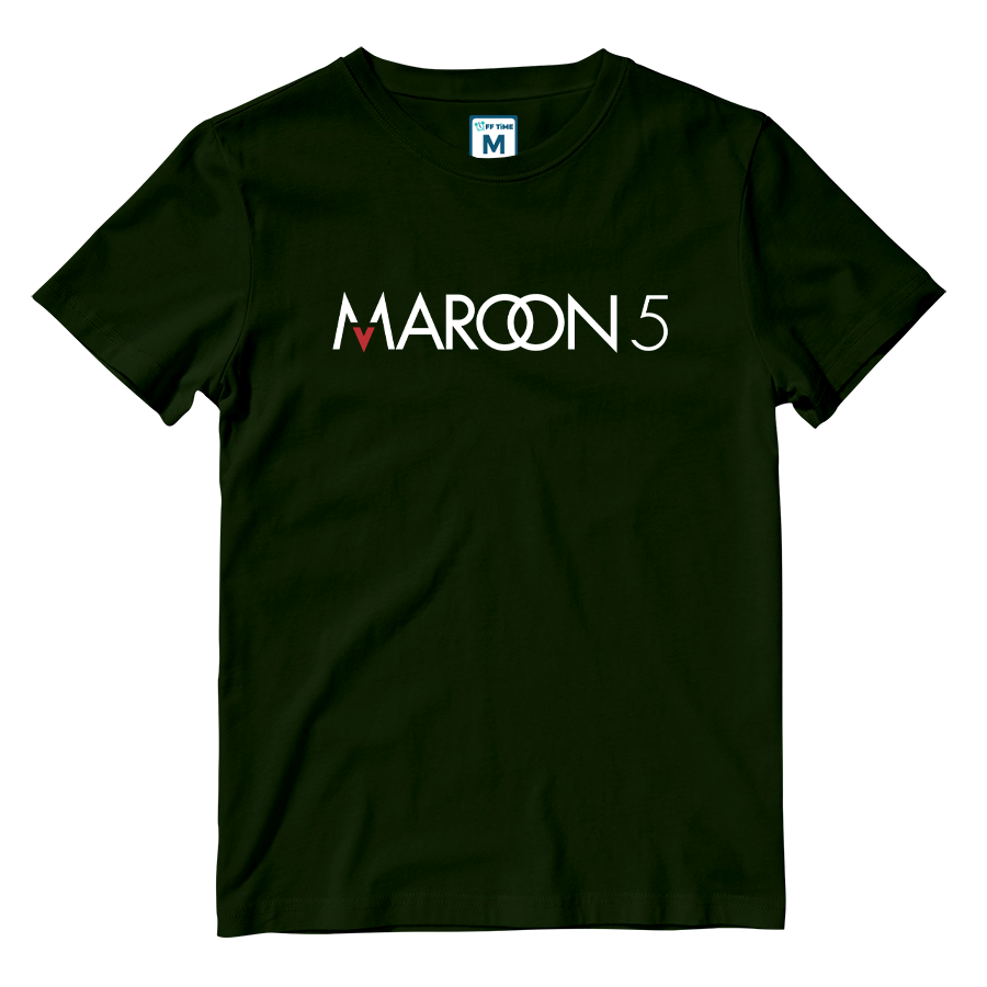 Cotton Shirt: Maroon 5 Logo