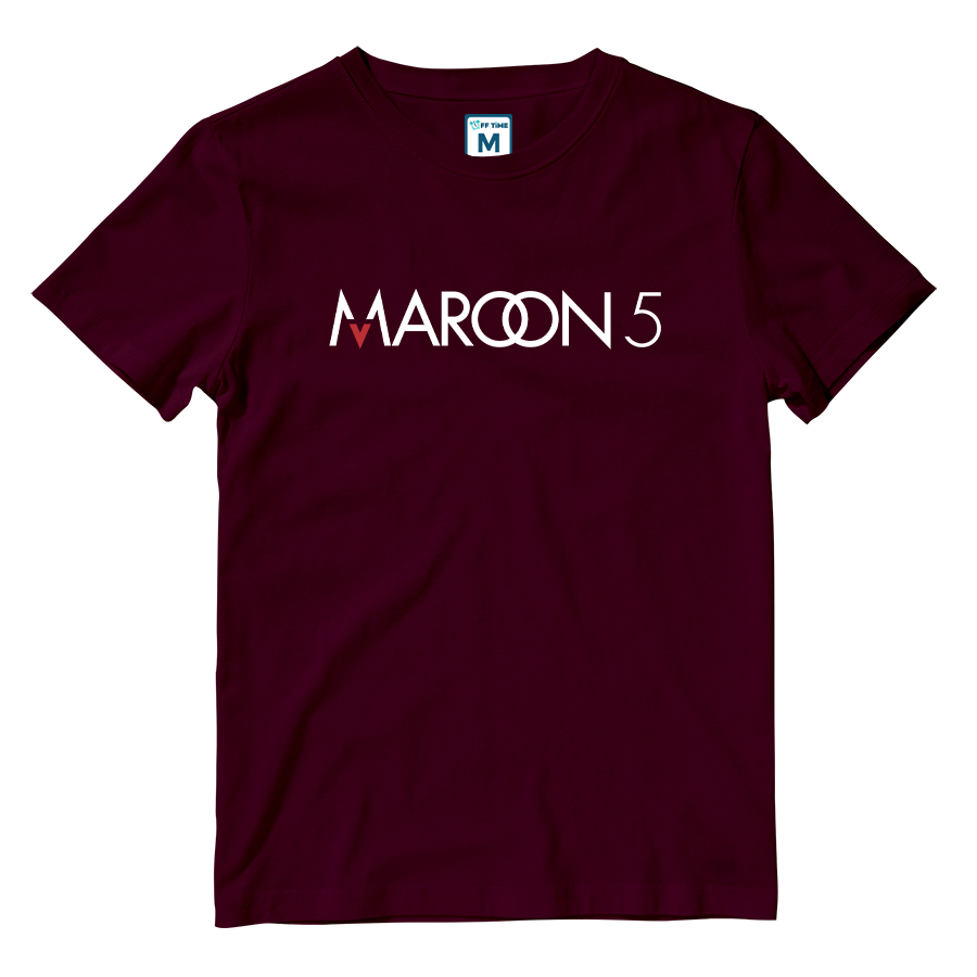 Cotton Shirt: Maroon 5 Logo