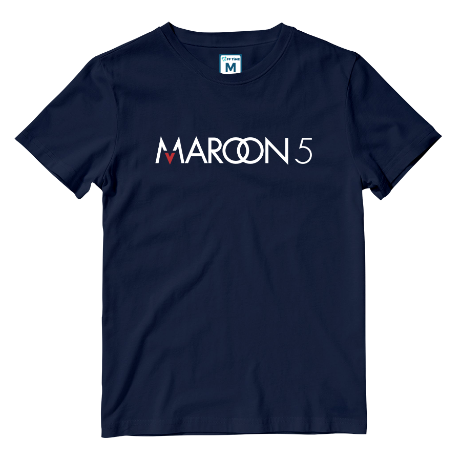 Cotton Shirt: Maroon 5 Logo