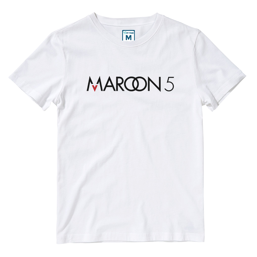 Cotton Shirt: Maroon 5 Logo