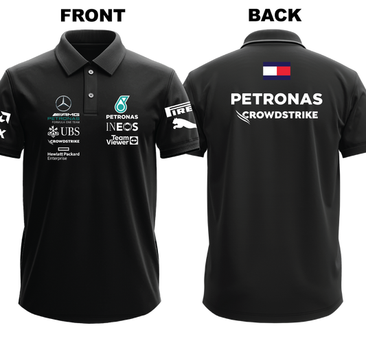 Drifit Polo Shirt: Mercedes (Front and Back)