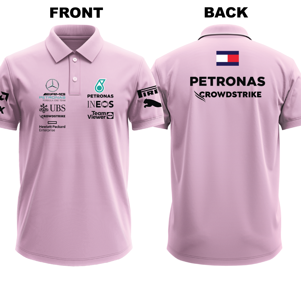 Drifit Polo Shirt: Mercedes (Front and Back)