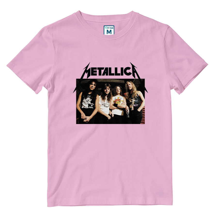 Cotton Shirt: Metallica Grunge Band Photo