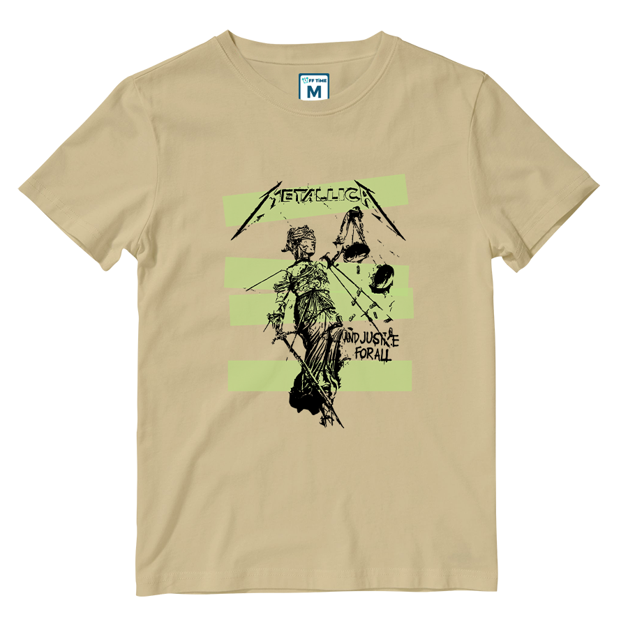 Cotton Shirt: Metallica And Justice