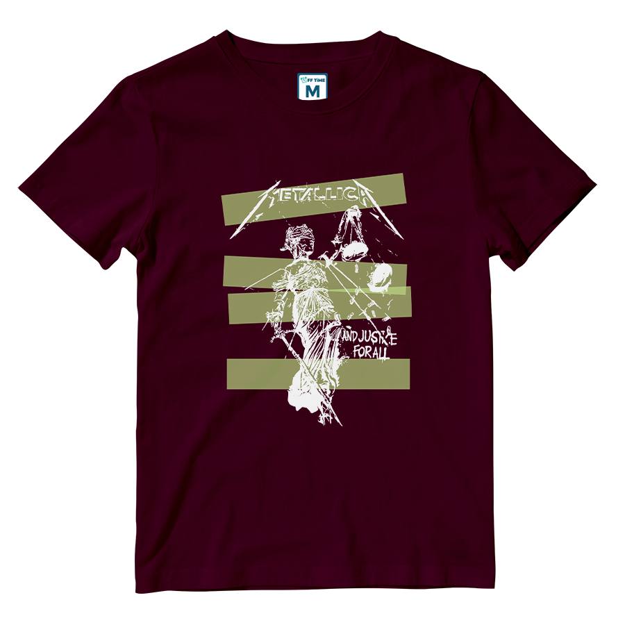 Cotton Shirt: Metallica And Justice