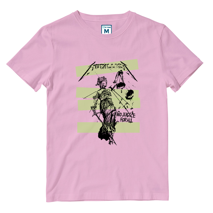 Cotton Shirt: Metallica And Justice