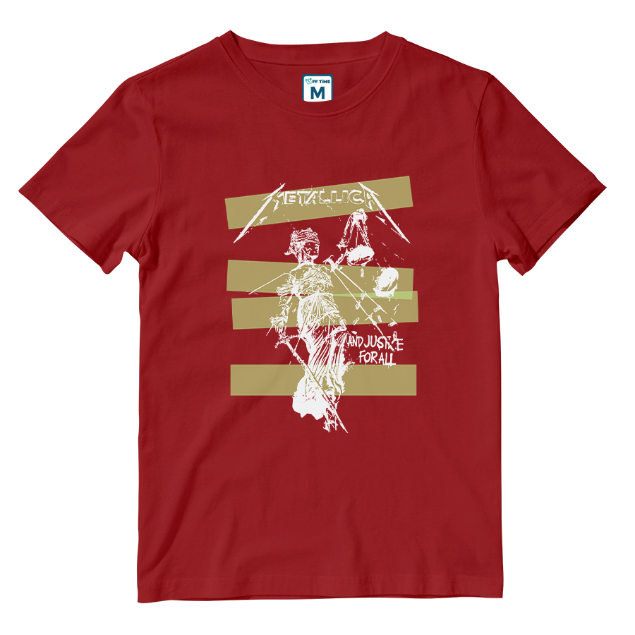 Cotton Shirt: Metallica And Justice