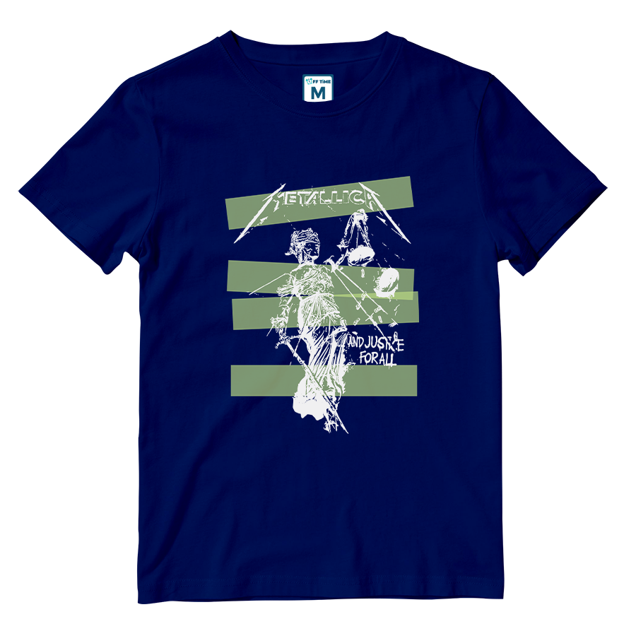 Cotton Shirt: Metallica And Justice