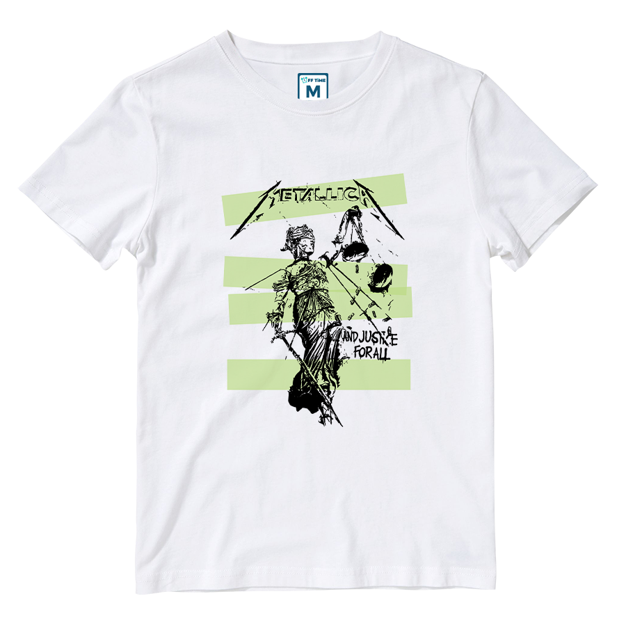 Cotton Shirt: Metallica And Justice