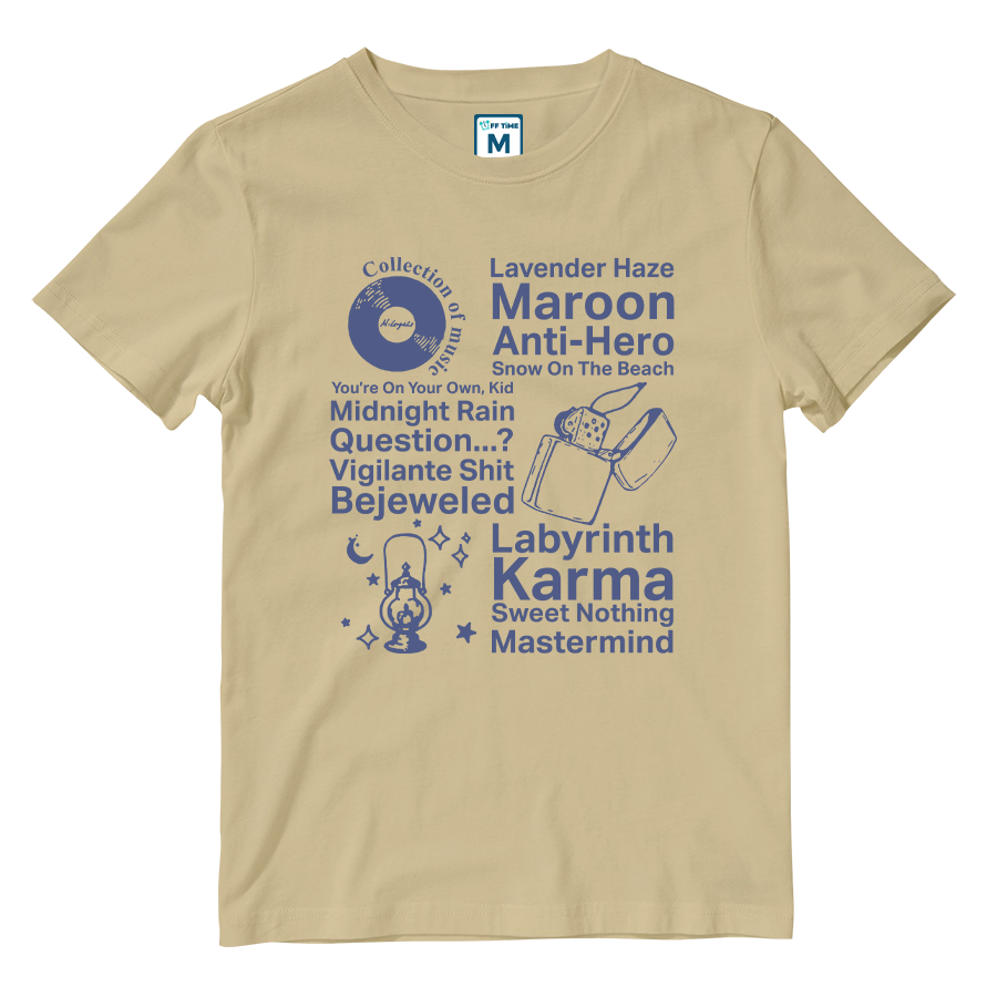 Cotton Shirt: Midnight Playlist (Front Only)