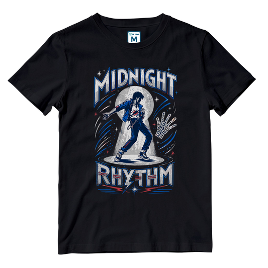 Cotton Shirt: Midnight Rhythm