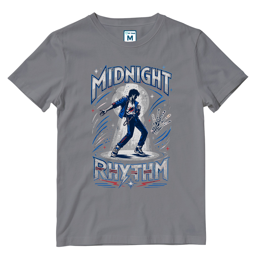 Cotton Shirt: Midnight Rhythm
