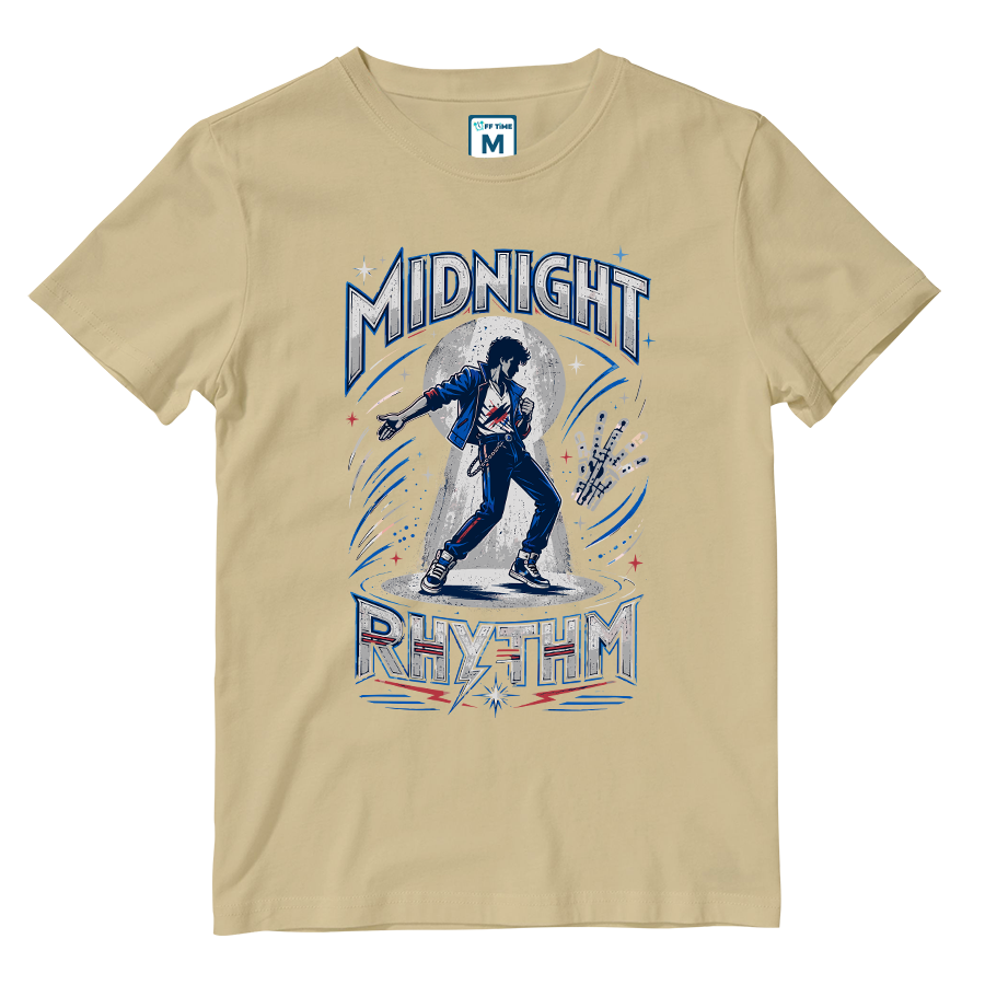 Cotton Shirt: Midnight Rhythm