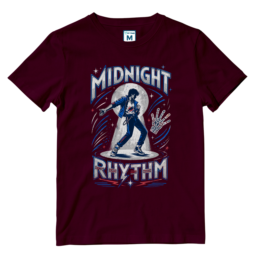 Cotton Shirt: Midnight Rhythm