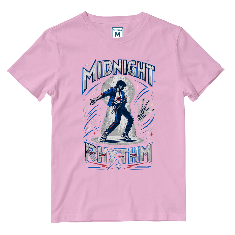 Cotton Shirt: Midnight Rhythm