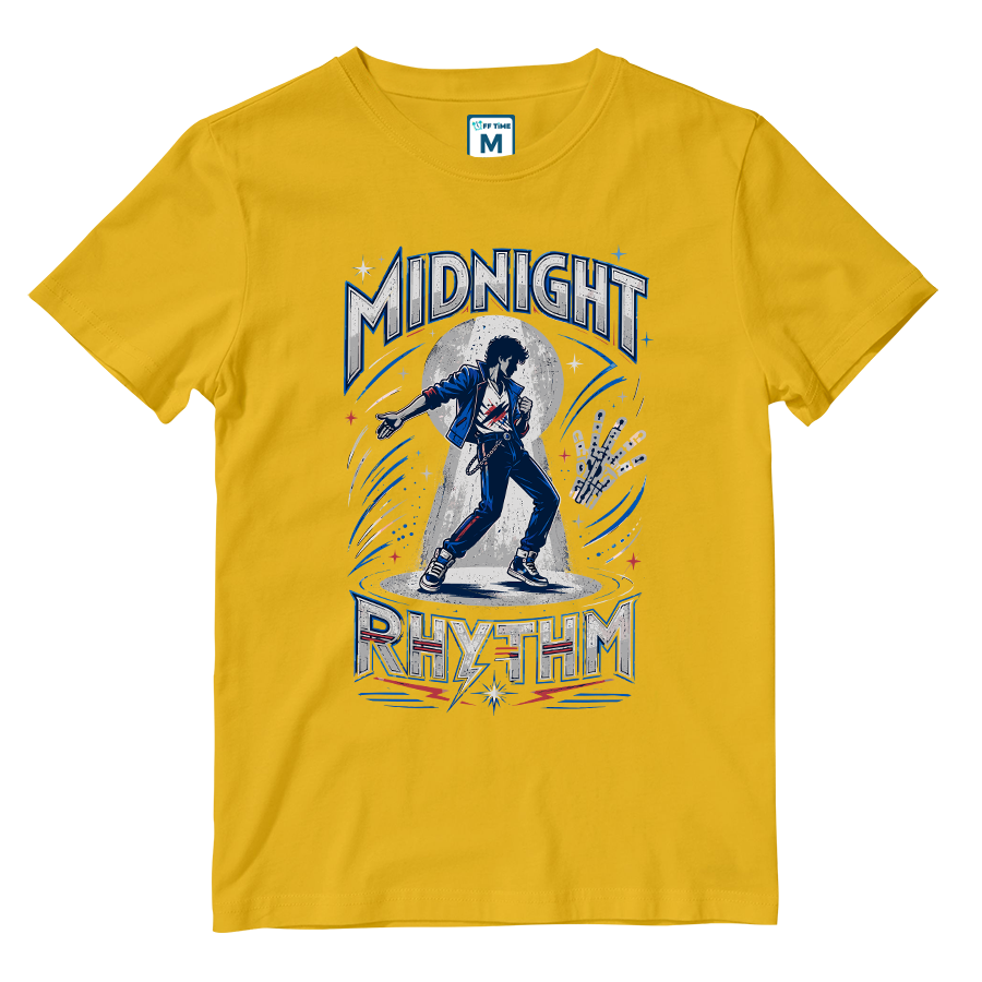 Cotton Shirt: Midnight Rhythm