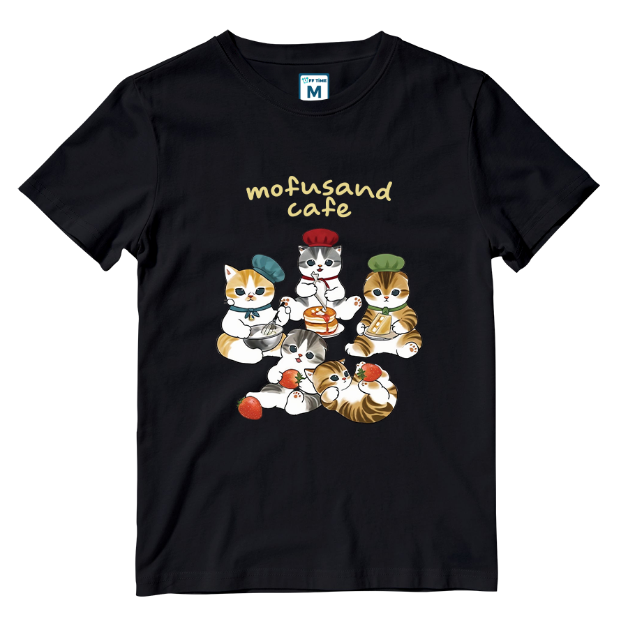 Cotton Shirt: Mofusand Cafe