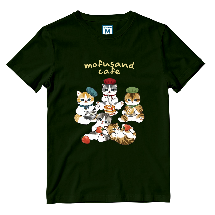 Cotton Shirt: Mofusand Cafe