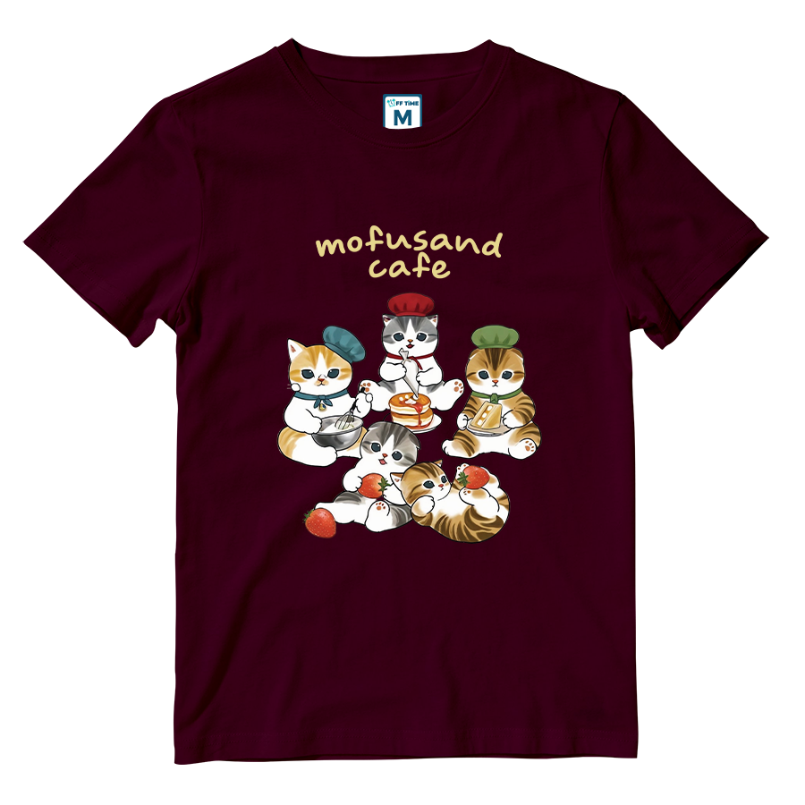 Cotton Shirt: Mofusand Cafe