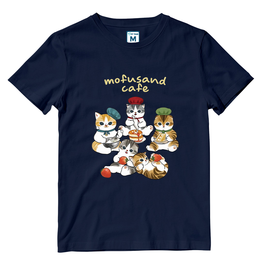 Cotton Shirt: Mofusand Cafe