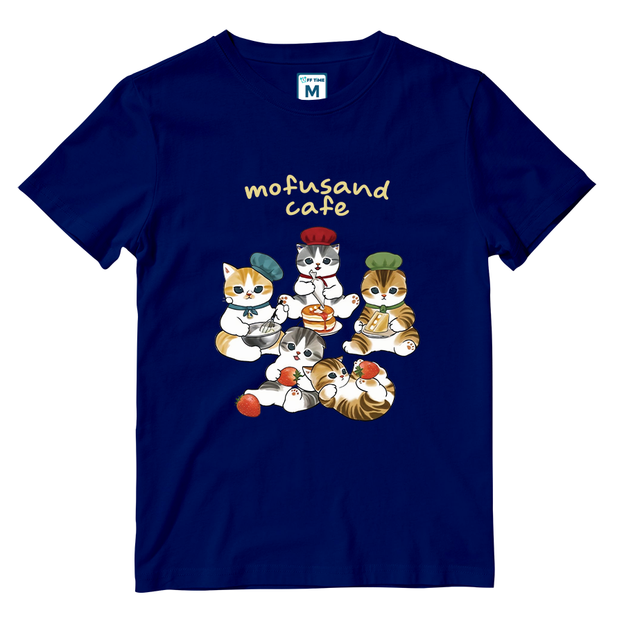 Cotton Shirt: Mofusand Cafe