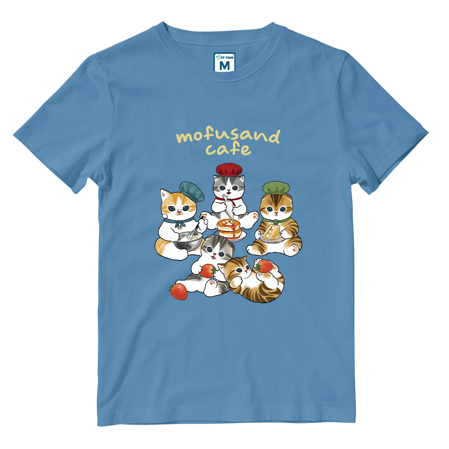 Cotton Shirt: Mofusand Cafe