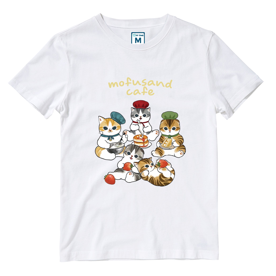 Cotton Shirt: Mofusand Cafe