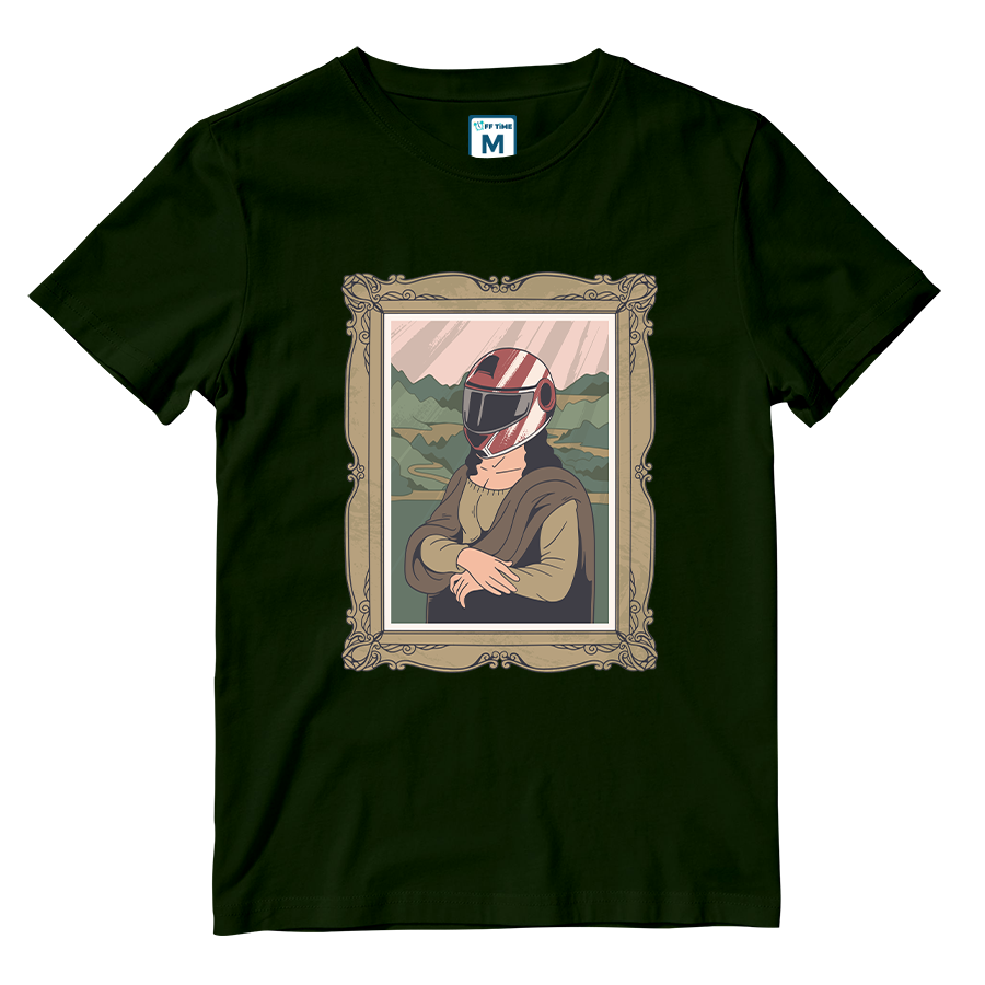 Cotton Shirt: Mona Lisa Helmet