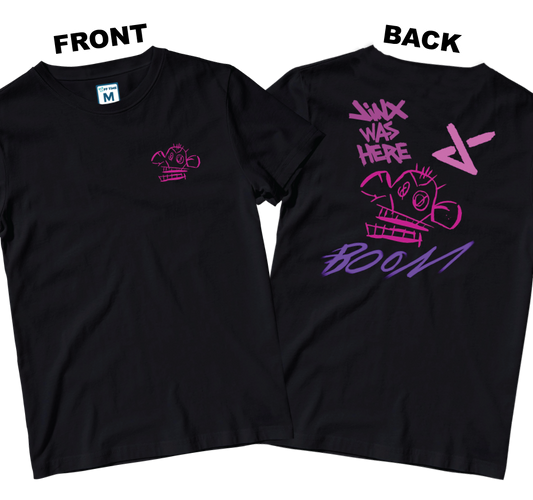 Cotton Shirt: Monkey Boom (Front and Back)
