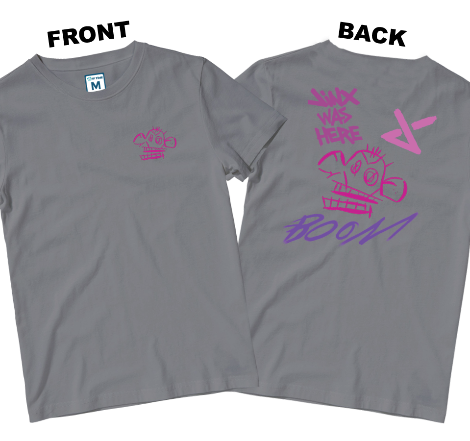 Cotton Shirt: Monkey Boom (Front and Back)