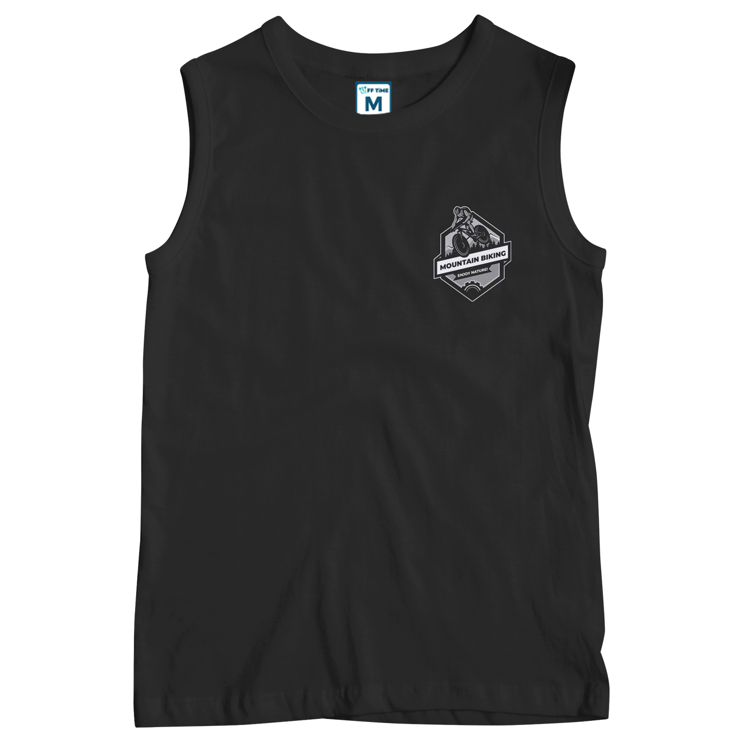 Sleeveless Drifit Shirt: Mountain Biking