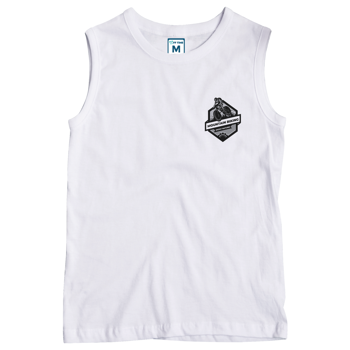 Sleeveless Drifit Shirt: Mountain Biking
