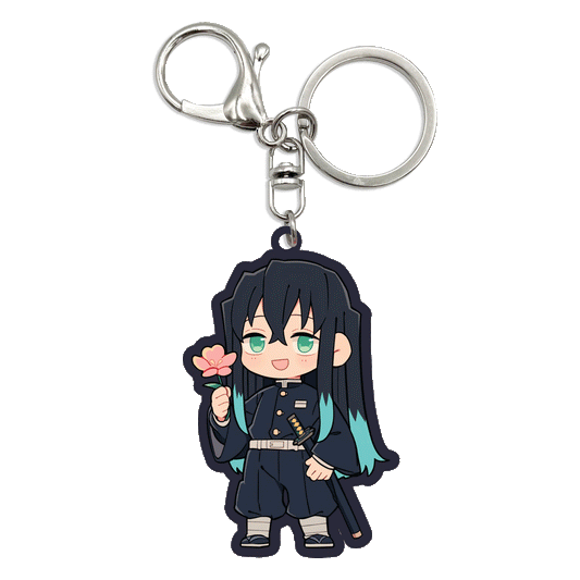 Acrylic Bag Charm: Muichiro Flower