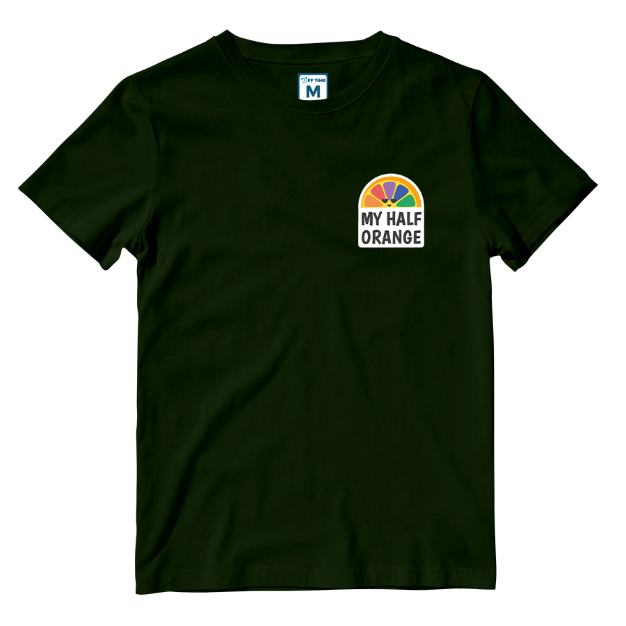 Cotton Shirt: My Half Orange