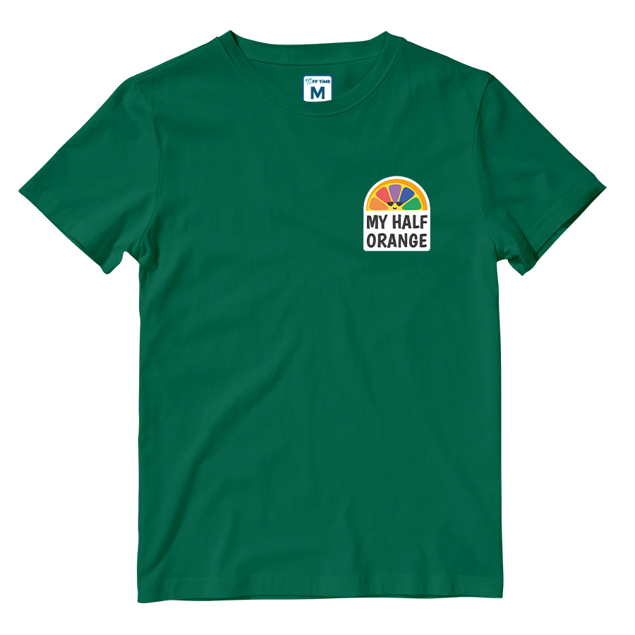 Cotton Shirt: My Half Orange